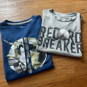 Two Ol Navy Active Dry tees. Worn once.